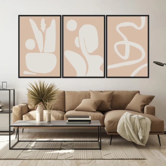 Kit Quadros Decorativos Minimalista