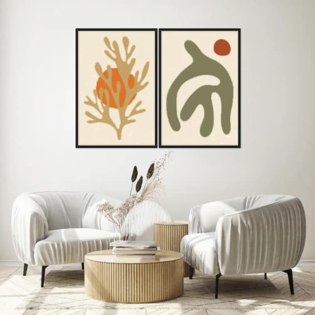 Kit Quadros Decorativos Formas