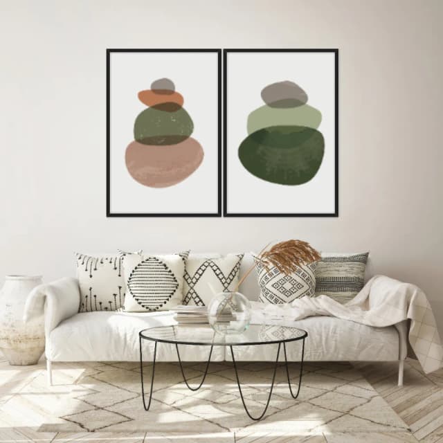 Kit Quadros Decorativos Orgânico